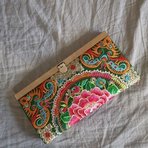 Asian Detailed flower wallet